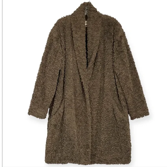 Isabel Marant Etoile Adam’s Sherpa Faux Fur Teddy Coat Size 40/Large - Picture 5 of 11